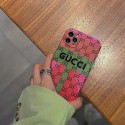 グッチ/Gucci ブランド iPhone 13pro/13pro max/13 miniケース レザー 刺繍ロゴ 個性 ジャケット型 携帯カバー クラシック 個性潮 アイフォン13/13pro/13pro maxケース メンズ レディース