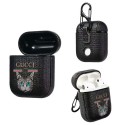 LV/ルイヴィトン ハイブランド Airpods 3/pro2/2/1ケース 猫柄 保護レザーケース グッチ/Gucci エアーポッズ プロ2/3 ケース携帯便利 第3/2/1世代 カラビナ付き 落下防止 軽量 紛失防止 メンズ レディーズ