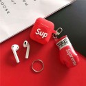 シュプリーム ブランド AirPods 3/2/1/Proケース 紛失防止 SUPREME エアーポッズ1/2/3/プロカバー ボクシング風 シリコンケース 第1/2/3世代 収納便利 保護性 携帯 潮流 軽量 メンズ レディース