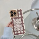 BURBERRY ブランド iPhone 13/13 pro/13 pro maxケース モノグラム 熊柄 バーバリー ジャケット型 格子 芸能人愛用 アイフォン13/12/11/X/XS/XRカバー ファッション メンズ レディーズ