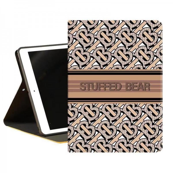 Burberry ブランド ipad 10/mini 6/9/pro 2022/2021ケース お洒落 モノグラム バーバリー スタンド付き アイパッド10/プロ2022/ミニ 6/9カバー 手帳型 芸能人愛用 第10/9/8世代 潮流 メンズ レディーズ 