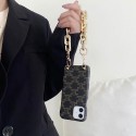 セリーヌ/Celine ハイブランド iphone 13 mini/13 pro/13 proケース 可愛い ストラップ付き モノグラム アイフォン13/12/11/xs/x/8/7/se2ケース ビジネス おまけつき メンズ レディース