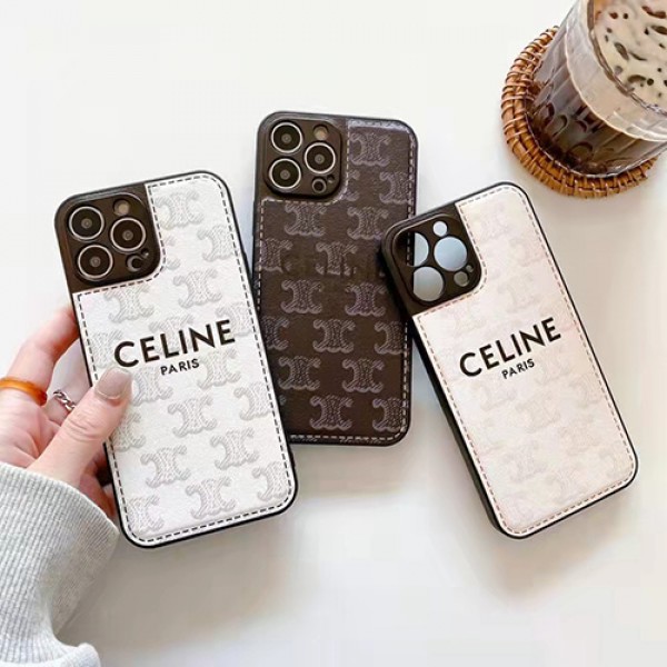 CELINE セリーヌiphone 15 plusケース ビジネス ストラップ付き手帳型 アイフォン15プラス スマホケース 可愛いレディース ins風 iphone 15 proケース 韓国風 おまけつき人気 アイフォン15プロ ケース 高級