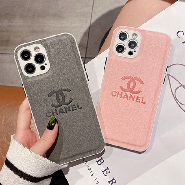 シャネル iphone 13 pro/13 pro max/13 mini/12ケース CHANEL かわいい ブランド レザー モノグラム ペアお揃い 安い アイフォン13/12/11/xs/x/8/7/se2カバー 女性向け