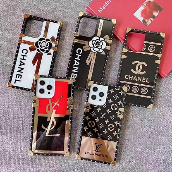 ルイヴィトン/LV iphone 13/13 mini/13 pro/13 pro maxケース ブランド シャネル/CHANEL お洒落 トランク型 YSL シリコン iphone 12/12pro/12 pro maxケース クリアケース イブサンローラン 保護 モノグラム アイフォン13/12/11/X/XS/XRケース ファッション メンズ レディーズ