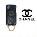 CHANEL/シャネル ブランド iphone 13 pro/13 pro max/13 miniケース おしゃれ チェーン付き レザー 斜め掛け ジャケット 菱形紋 耐衝撃 アイフォン13/12/11/x/xs/xr/8/7カバー ファッション メンズ レディース