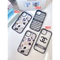 Chanel/Dior ブランド ディオール/シャネル iphone 14/14 pro/14 pro maxケース インスタ風 クリアケース モノグラム アイフォン14/13/12/11カバー 激安 ファッション メンズ レディーズ