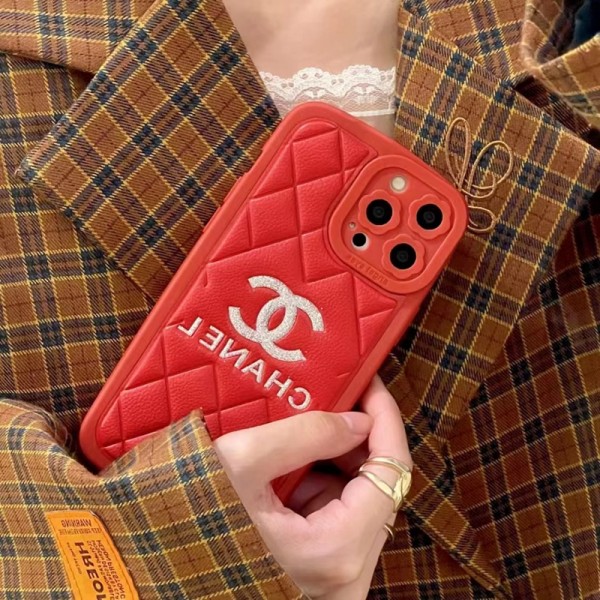 Chanel/シャネル  ブランド iphone14/14 pro/14 pro maxケース インスタ風 Yves Saint Laurent/イブサンローラン 激安 レザー 赤色 きらきら アイフォン14/13/12/11カバー ファッション メンズ レディース