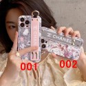 Chanel シャネル ブランド iPhone14/14 Pro/14 Pro Maxケース  オシャレ 花柄 ハンドバンド付 リング付き ジャケット型 モノグラム スタンド機能 激安 アイフォン14/13/12/11カバー 大人気 メンズ レディース