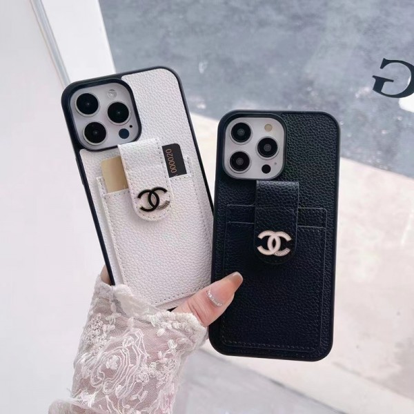 Chanel ブランド iPhone 14/14 Pro/14 Pro Maxケース シャネル 韓国風 カード収納 バッグ レザー製 モノグラム Galaxy S23/S23+/S23 Plus/S23 Ultra/S22/S21/S20スマホケース 芸能人愛用 アイフォン14/14プロ/14プロ マックス/13/12/11カバー 大人気 メンズ レディース