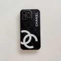 Chanel ブランド iphone 14/14 pro/14 pro maxケース モノグラム シャネル 黒白色 アイフォン14/14プロ/14プロマックス/13/12/11カバー ファッション メンズ レディーズ