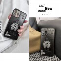 Chrome Hearts ブランド iphone 14/14 pro/14 pro max/14 plusケース クロムハーツ モノグラム 十字柄 経典風 レザー製 激安 アイフォン14/13/12/11/x/xs/xs max/xr/8  plus/7 plusカバー 黒色 ジャケット型 メンズ レディーズ