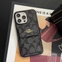 Coach/コーチ iphone 14/14 pro/14 pro maxケース ブランド 激安 カード入れ 馬車柄 モノグラム レザーバング 収納可能 アイフォン14/13/12/11/x/xs/xr/8/7/6カバー 大人気 メンズ レディース