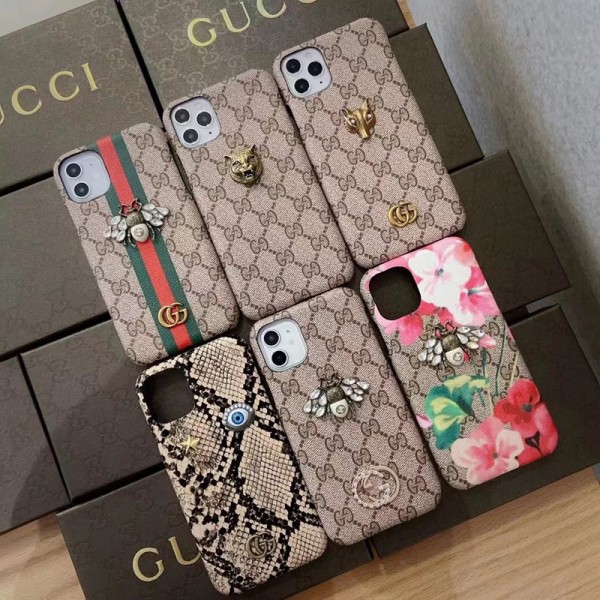 グッチ Gucci ブランド iphone 13/13pro/13 pro max/13 miniケース モノグラム デイオール Dior  狐 ジャケット型 蜂 蛇 花 アイフォン13カバー  ファッション メンズ レディース