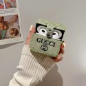 Gucci グッチ ブランド Airpods pro2/3/pro/2/1ケース ボタン付き ステッチ レザー製 紛失防止 第1/2/3世代 保護性 潮流 エアーポッズ3/プロ2/1ケース 軽量 収納 便利 メンズ レディース