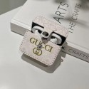 Gucci グッチ ブランド Airpods pro2/3/pro/2/1ケース ボタン付き ステッチ レザー製 紛失防止 第1/2/3世代 保護性 潮流 エアーポッズ3/プロ2/1ケース 軽量 収納 便利 メンズ レディース