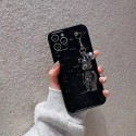 LV KAWS ブランド iphone 13/13 pro/13 pro max/13 miniケース ジャケット型 ルイ・ヴィトン カウズ 個性ペンダント BE@RBRICK ジャケット アイフォン13/12/11/x/8/7スマホケース ファッション メンズ レディース