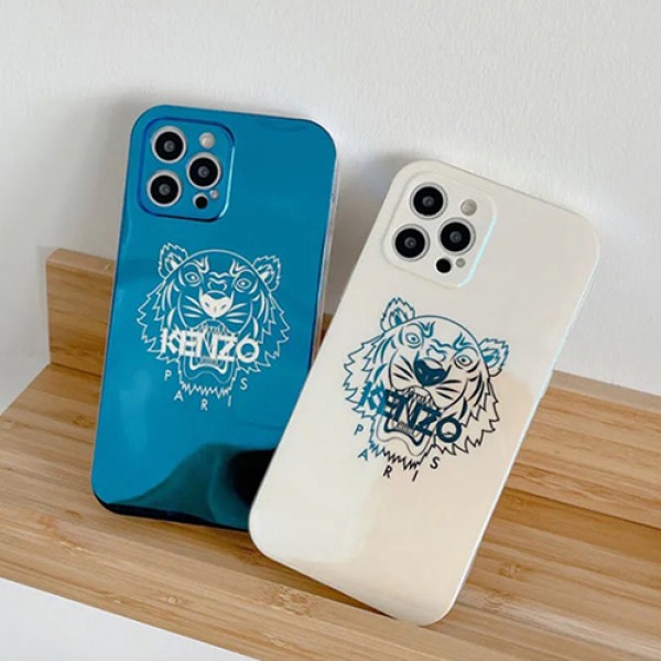 ケンゾー ブランド iphone 13 pro/13 pro max/13 miniケース オシャレ ジャケット型 Kenzo 虎頭柄 キラキラ カッコイイ アイフォン13/12/11/x/xs/xr/8/7カバー カッコイイ メンズ レディーズ 