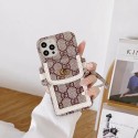 GUCCI/LV/DIOR ブランド iphone 13/13Pro/13 Pro Max/13 Miniケース モノグラム グッチ/ルイヴィトン/ディオール ストランプ付き カード入れ バッグ型 レザー製  アイフォン13/12/11/x/xs/xr/se2/8/7カバー メンズ レディース