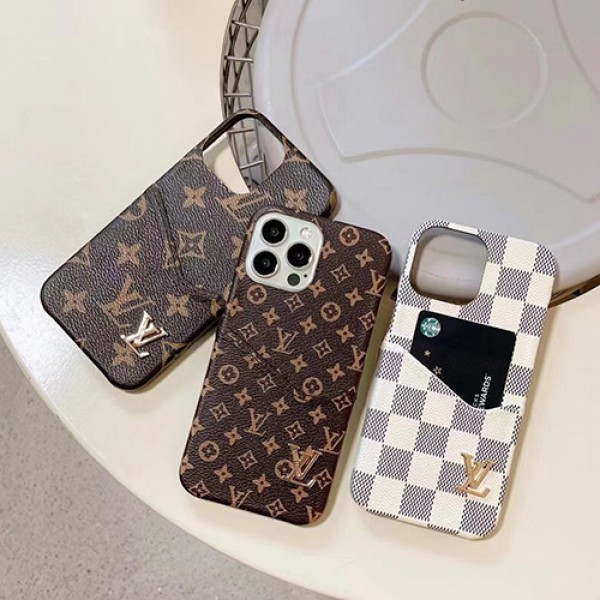 LV ブランド iPhone 13/13 Pro/13 Pro Max/13 Miniケース 個性 ルイヴィトン カード入れ レザー モノグラム ジャケット型 アイフォン13/12/11/x/x/s/xr/8/7カバー ファッション メンズ レディース 