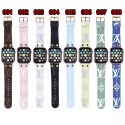 ルイヴィトン ブランド Apple Watch 7/6/5/4/SEバンド インスタ風 レザー製 LV アップル ウォッチ 7/6/5/4/SEベルト 経典 モノグラム 腕時計ストラップ 大人気 メンズ レディース