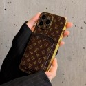 GUCCI/グッチ ブランド  LV/ルイヴィトン iphone 14/14 pro/14 pro max/14 plusケース カード入れ モノグラム レザー ポケット アイフォン14/13/12/11/x/xr/xs/8/7カバー ファッション メンズ レディーズ