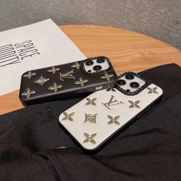 LV ブランド iphone 14/14 pro/14 pro max/14 plusケース モノグラム ルイヴィトン レザー ジャケット型 きらきら アイフォン14/13/12カバー ソフト メンズ レディース