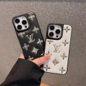 LV ブランド iphone 14/14 pro/14 pro max/14 plusケース モノグラム ルイヴィトン レザー ジャケット型 きらきら アイフォン14/13/12カバー ソフト メンズ レディース