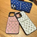 LV Supreme コラボ ブランド iphone 14/14 pro/14 pro maxケース レザー きらきら 安い モノグラム ルイヴィトン シュプリーム 収納可能 アイフォン14/13/12/11カバー メンズ レディーズ