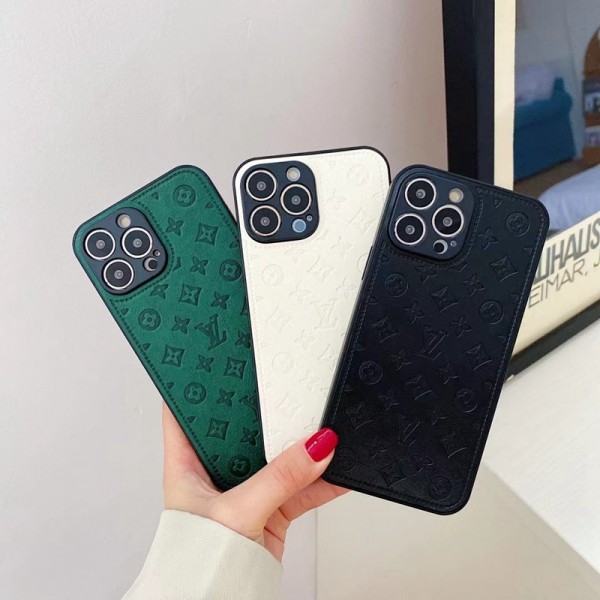 Louis Vuitton ルイヴィトン ブランド iphone 14/14 pro/14 pro max/14 plusケース インスタ風 LV レザー モノグラム 激安 ジャケット型 黒白緑色 アイフォン14/13/12/11/x/xs/xr/8 plus/7カバー ファッション メンズ レディーズ