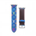 LV/ルイヴィトン ブランド アップルウォッチ8/SE2/Ultra/7バンド かわいい レザー製 カラー モノグラム 彩色 Apple Watch 8/se2/ultra/7/6/se/5/4/3/2/1ベルト 腕時計 ストラップ メンズ レディーズ