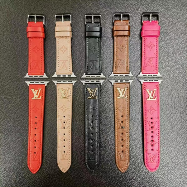 LV ルイヴィトン ハイブランド アップルウォッチ 8/SE2/Ultra/7バンド モノグラム 3D レザー 芸能人愛用 Apple Watch 8/7/se2/6/5/se/4/3/2/1ベルト 大人気  38/40/41/42/44/45/49MM ファッション メンズ レディース