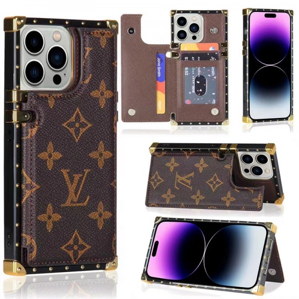 Burberry/MK/LV/Coach/Gucci ブランド iphone 14 pro max/14 pro/14/14 plusケース 韓国風 トランク型 カード入れ 手帳風 レザー スタンド機能 モノグラム ルイヴィトン コーチ グッチ バーバリー マイケル・コース アイフォン14/13/12/11カバー 大人気 メンズ レディース