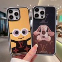 LV/ルイヴィトン ブランド iphone 14/14 pro/14 pro max/14 plus ケース 激安 ミニオン 美人 ウサギ 観覧車 花柄 キャラクター風 レザー製 アイフォン14/13/12/11カバー ファッション メンズ レディース