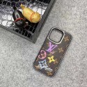 lv ルイヴィトン ブランド iphone 14/14 pro/14 pro maxケース 韓国風 モノグラム 顔料柄 カラー ジャケット型 激安 アイフォン14/13/12/11カバー ファッション メンズ レディース