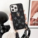 LV ルイヴィトン ブランド iPhone 14/14 Pro/14 Pro max/14 Plusケース ストラップ付き Gucci グッチ 財布型 カード収納 レザー 斜めがけ 紛失防止 アイフォン14/13/12/11/x/xs/xr/8/7カバー 激安 メンズ レディース