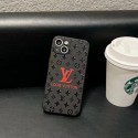 LV/Supreme ルイヴィトン/シュプリーム ブランド iphone 14/14 pro/14 pro maxケース 個性 モノグラム ジャケット型 TPU製 黒色 耐衝撃 アイフォン14/13/12/11/x/xs/xr/8/7カバー 大人気 激安 メンズ レディース