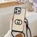 CHANEL/シャネル LV/ルイヴィトン GUCCI/グッチ ブランド iphone 14/14 pro/14 pro max/14 plusケース 個性 モノグラム チェーン付き 斜め掛け 安い アイフォン14/13/12カバー ファッション メンズ レディース