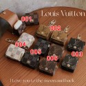 LV/ルイヴィトン ブランド Airpods Pro 2/3/Pro/2/1ケース かわいい レザー バッグ風 モノグラム カラビナ付き ボタン付き 第1/2/3世代 保護性 収納 エアーポッズ3/プロ2ケース 紛失防止 便利 メンズ レディース 