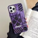 Off-White/オフホワイト ハイブランド iPhone 14/14 Pro/14 Pro maxケース インスタ風 矢印柄 クリア ジャケット型 激安 アイフォン14/13/12/11カバー 芸能人愛用 メンズ レディース