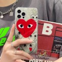 CDG ブランド iphone 13/13 pro/13 pro maxケース 個性柄 クリア コムデギャルソン COMME des GARÇONS 川久保玲 ジャケット型 モノグラム アイフォン13/12/11カバー ファッション 芸能人愛用 メンズ レディース