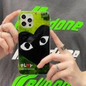 CDG ブランド iphone 13/13 pro/13 pro maxケース 個性柄 クリア コムデギャルソン COMME des GARÇONS 川久保玲 ジャケット型 モノグラム アイフォン13/12/11カバー ファッション 芸能人愛用 メンズ レディース