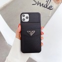 Prada/プラダ ブランド iphone15/ 14/14 pro/14 pro max/14 plus/13 miniケース レザー製 カード収納 スタンド機能 経典 アイフォン14/13/12/11/x/8/7カバー 安い 女性愛用 ファッション メンズ レディーズ