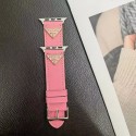 Prada/プラダ ブランド アップルウォッチ8/SE2/Ultra/7バンド おしゃれ レザー製 モノグラム 多色 Apple Watch 8/se2/ultra/7/6/se/5/4/3/2/1ベルト 腕時計 ストラップ ファッション メンズ レディーズ