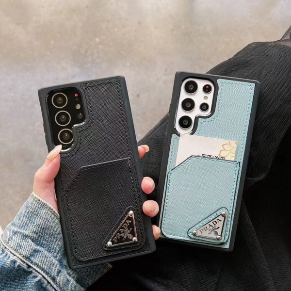 PRADA/プラダ ブランド Galaxy S23/S23+/S23 Plus/S23 Ultraケース インスタ風 カード収納 モノグラム 激安 レザー製 iPhone 14/14 Pro/14 Pro Max/13/12/11カバー セレブ愛用 ギャラクシーs23/s23プラス/s23ウルトラ/s22/s21/s20/note20/note10スマホケース ファッション メンズ レディーズ