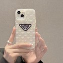 PRADA プラダ ブランド iphone 14/14 pro/14 pro maxケース 韓国風 きらきら クリアケース モノグラム 激安 ジャケット型 潮流 アイフォン14/14プロ/14プロマックス/13/12/11カバー ファッション メンズ ディーズ