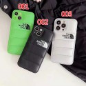 THE NORTH FACE/ザ.ノース.フェイス ブランド iphone 14/14 pro/14 pro max/13ケース インスタ風 レザー製 芸能人愛用 レザー ダウンジャケット風 アイフォン14/14プロマックス/13/12/11/x/xs/xr/8/7カバー 大人気 メンス レデイース