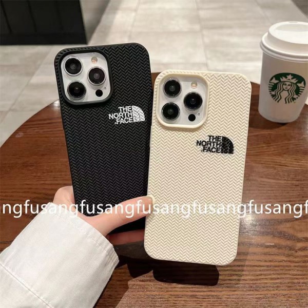 The North Face ハイブランド Iphone 14 Pro/14Pro Max/14ケース ザノースフェイス 縫い柄  モノグラム ジャケット型 激安 アイフォン14/13/12/11/x/xs/xr/8+/7+カバー 大人気 メンズ レディース