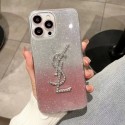 Yves Saint Laurent/イブサンローラン ブランド iphone 14/14 pro/14 pro maxケース モノグラム キラキラ 銀河風 クリア 芸能人愛用 アイフォン14/13/12/11カバー 激安 メンズ レディーズ