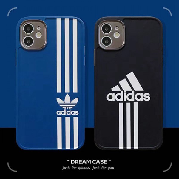 ADIDAS/アディダス ブランド iphone 13 pro/13 pro max/13 miniケース かわいい シンプル トレフォイル ジャケット型 モノグラム 3本のストランプ柄 アイフォン13/12/11/11 pro/11 pro maxカバー 大人気 メンズ レディース